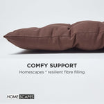 Outdoor Bench Cushion For 2 & 3 Seater Garden Seat Pad For Furniture, Kitchen, Dining & Indoor Use | 3 | Chocolate