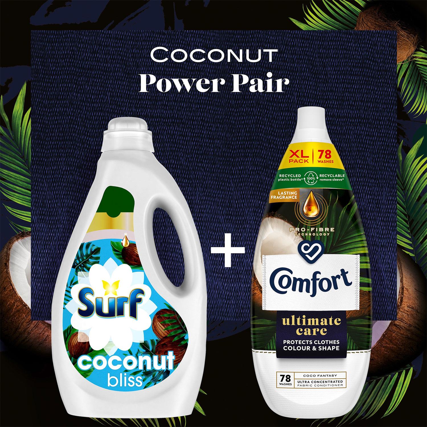 Ultimate Care Fabric Conditioner Coco Fantasy 1.18 Litre, 78 Washes | Set of 4