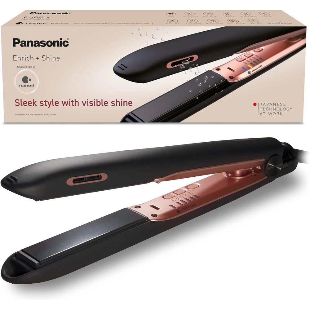 Eh-ne85, Eh-hs99 Hair Dryer & Ceramic Straightener Set | Black
