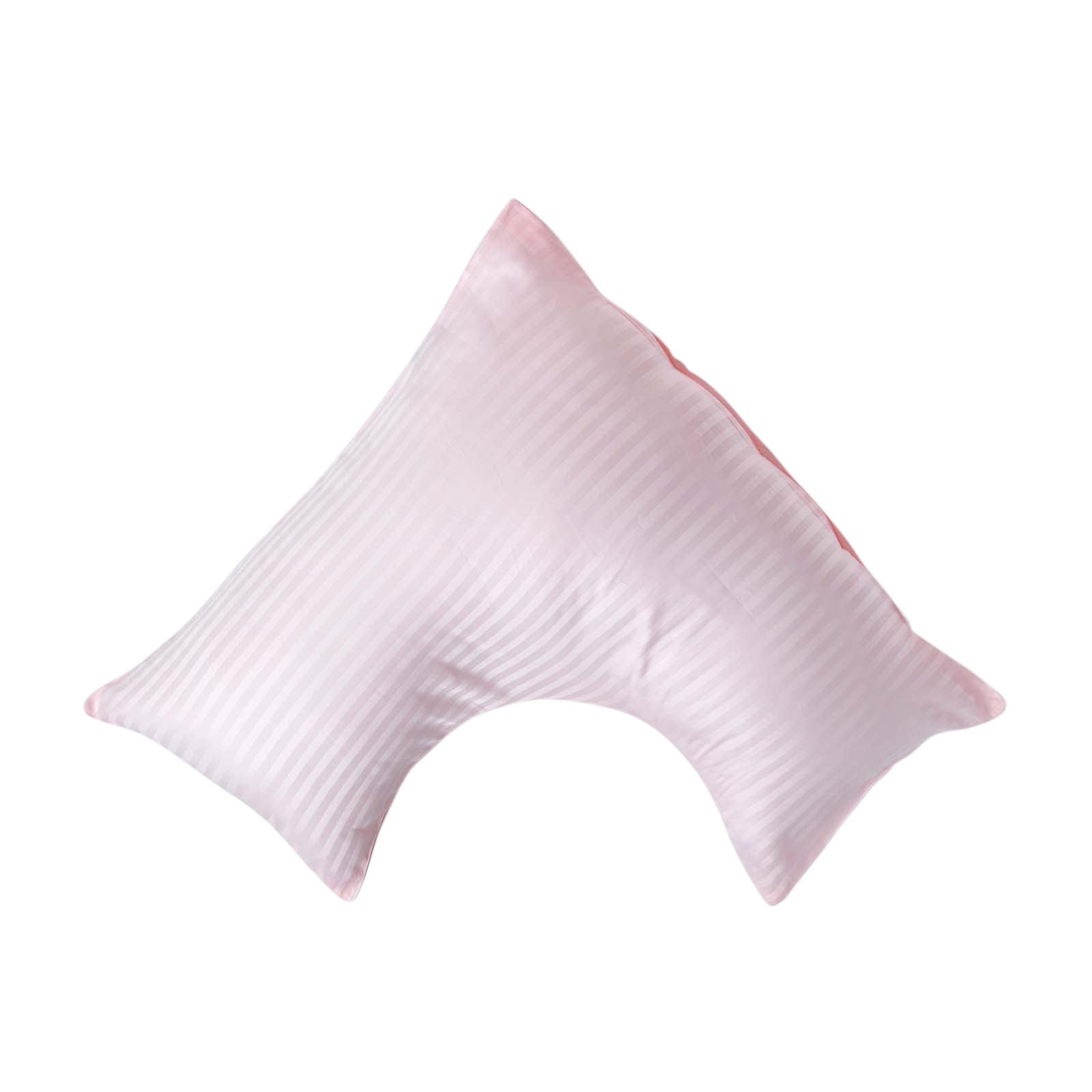 Egyptian Cotton Super Soft V Shaped Pillowcase 330 Tc | V Shape | Pink