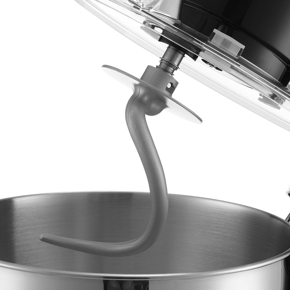 1500w 8l Household Stand Mixer With Stainless Steel Bowl – Includes Whisk, Beater & Dough Hook, Adjustable Speed & Splash Guard