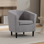Beulah Fabric Accent Chair | Grey