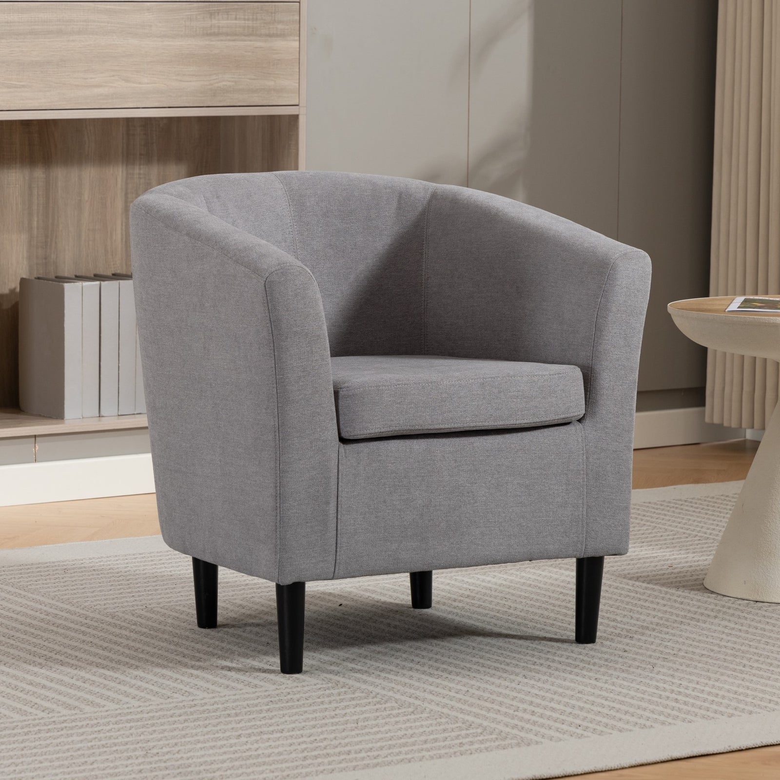 Beulah Fabric Accent Chair | Grey