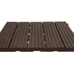 Cosmpolitan Eco Interlocking 30x30cm Decking Tiles | Set of 10 | Coffee