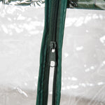 Portable Greenhouse W/ 3 Tier Shelves 69x49x125cm