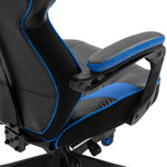Gaming Chair Reclining W/ Footrest | Blue