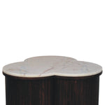 Verona Marble Coffee Table, Dark Brown And White | 5 | Brown