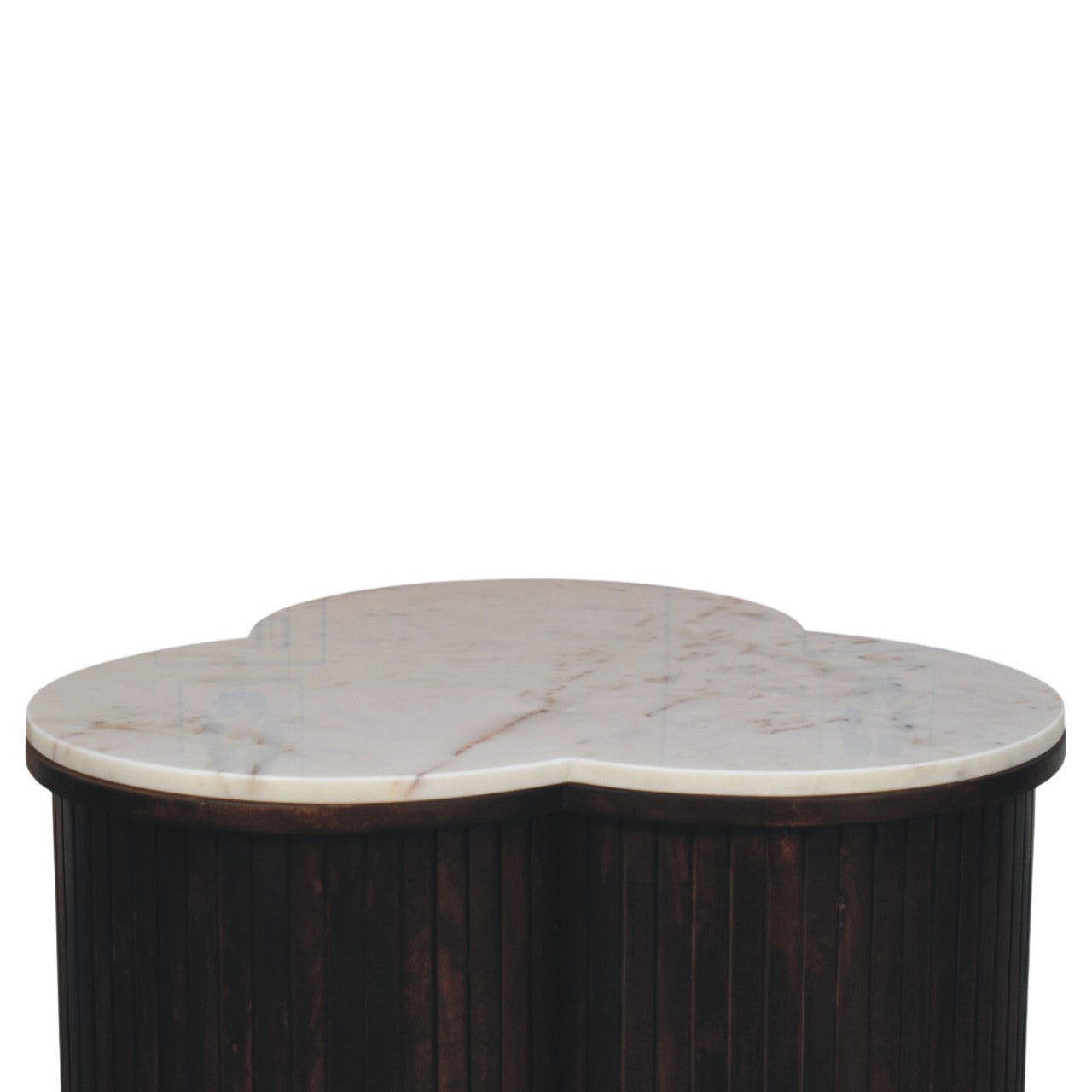Verona Marble Coffee Table, Dark Brown And White | 5 | Brown