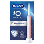 Io Series 3 Ultimate Clean Electric Rechargeable Toothbrush, Blush Pink
