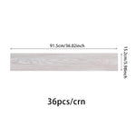 Pvc Wooden Self-adhesive Laminate Flooring Planks For Home Decor | Light Grey