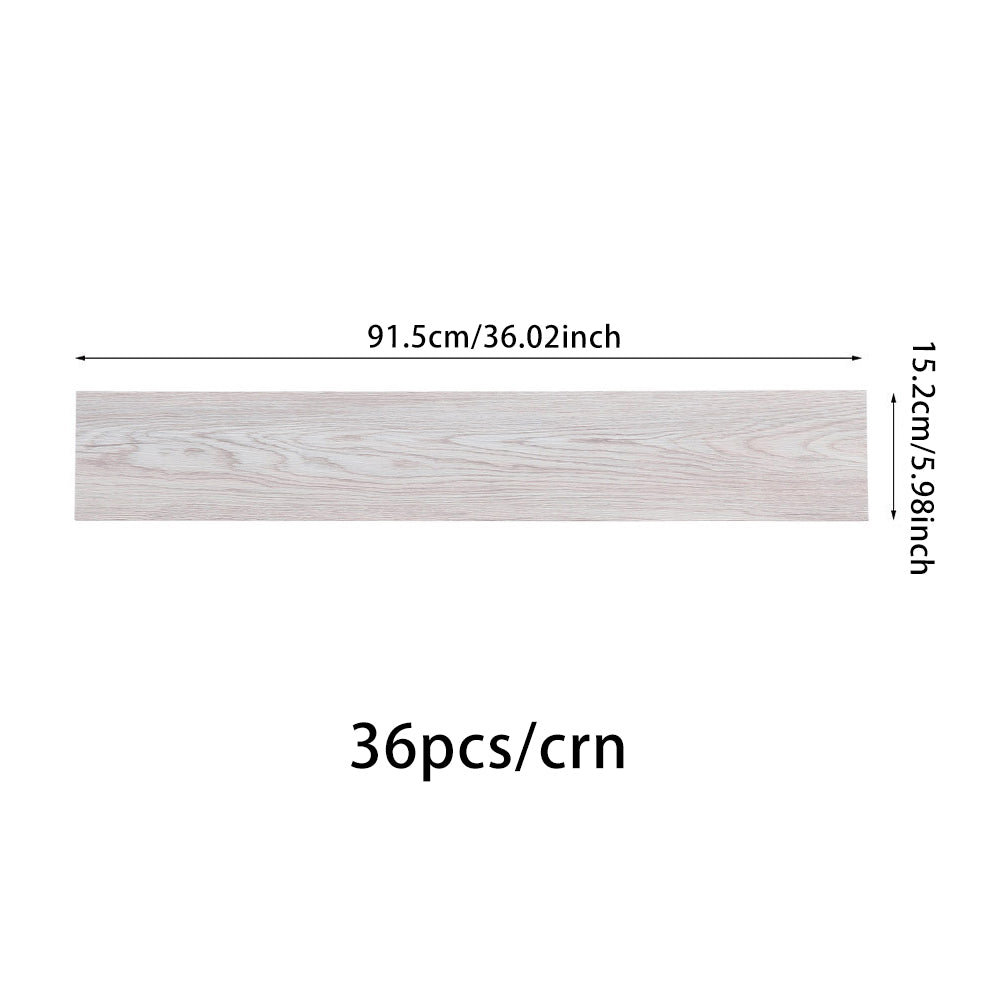 Pvc Wooden Self-adhesive Laminate Flooring Planks For Home Decor | Light Grey