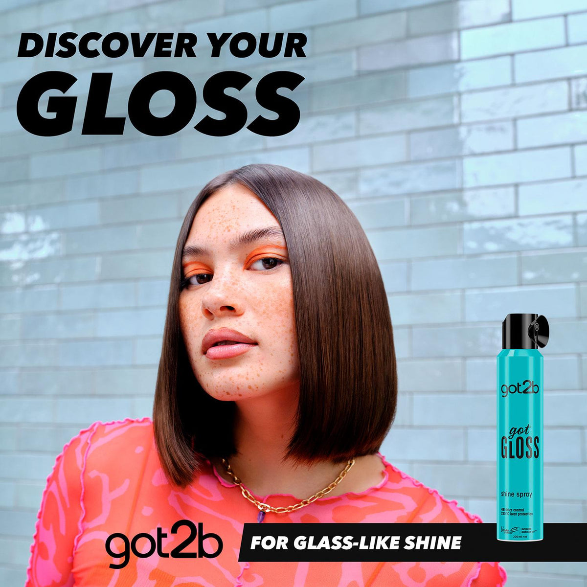 Gloss Hair Spray Finish For Glossy And Glass-like Hair, 3 Pack