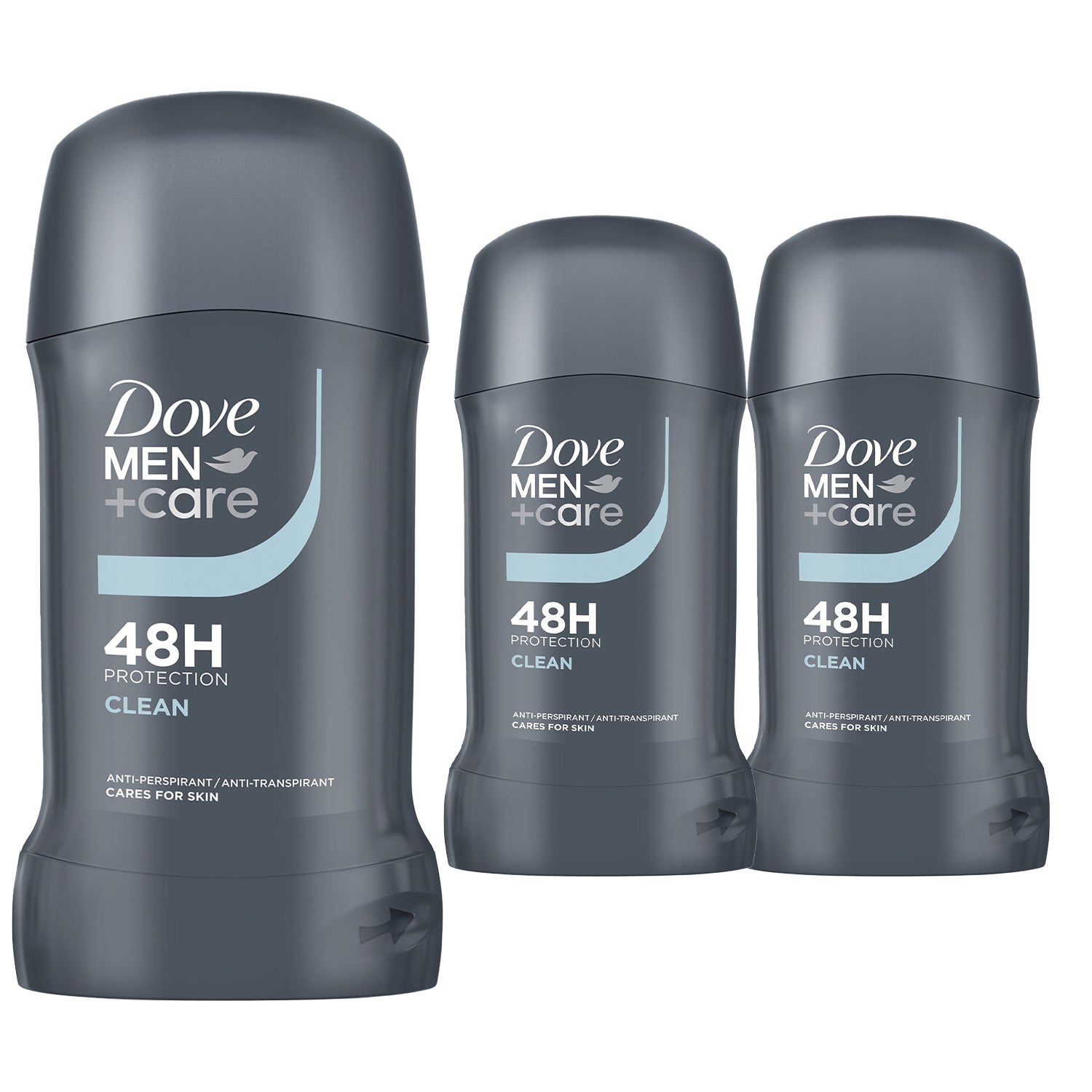 Men+care Stick Clean Comfort Antiperspirant Deodorant 50ml, 3 Pack