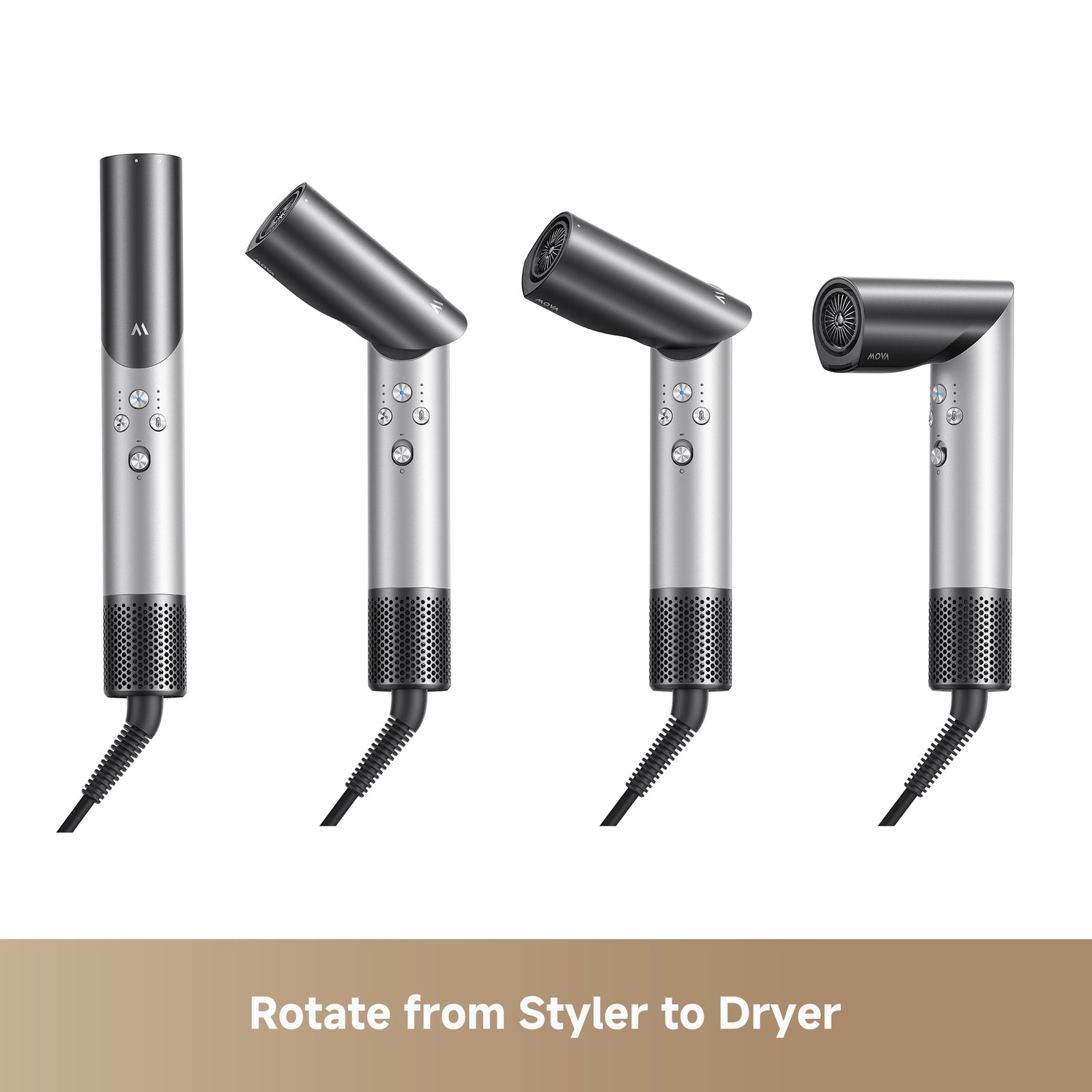 Master 10 Hair Styler With Accessories | Silver