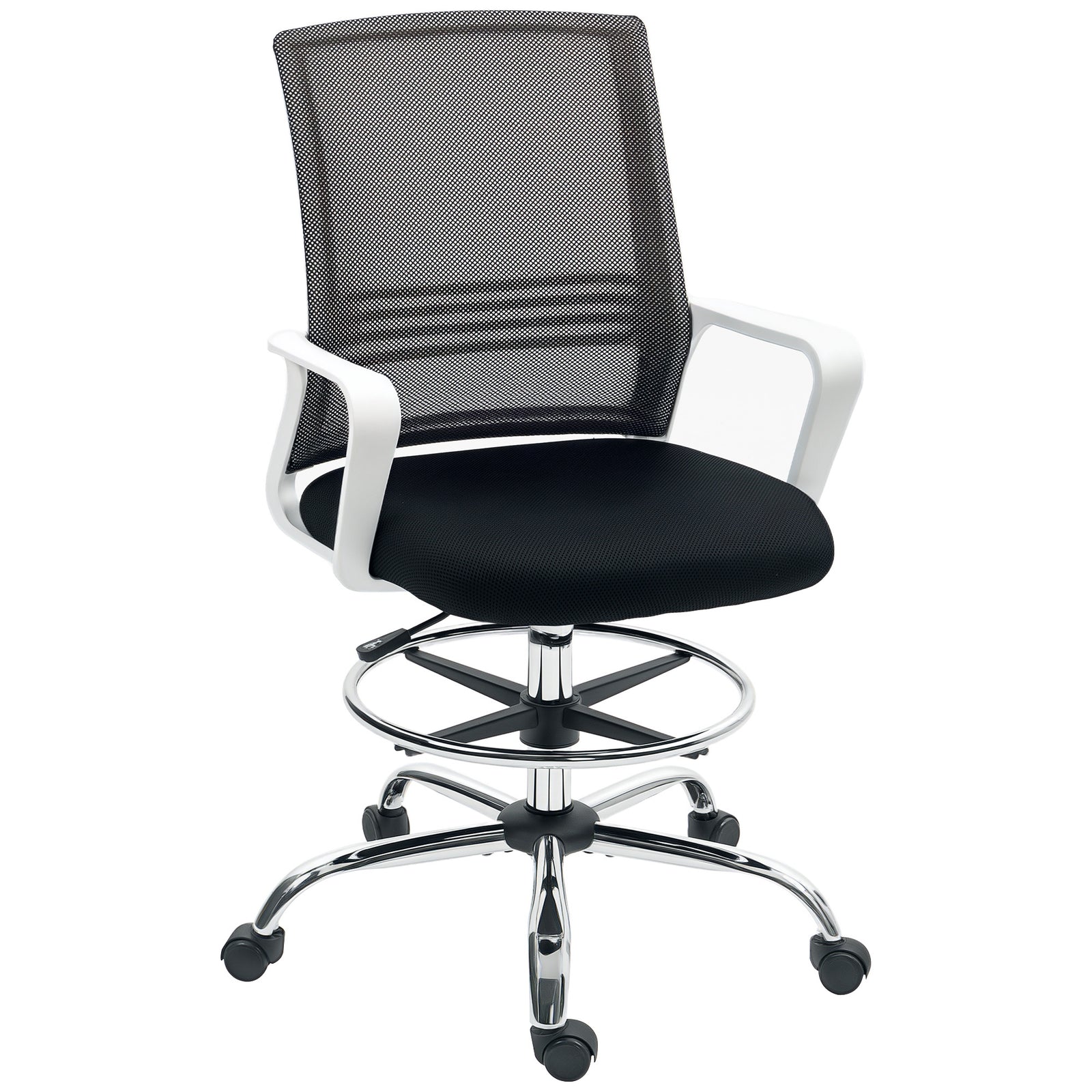 Draughtsman Chair, Ergonomic | Black