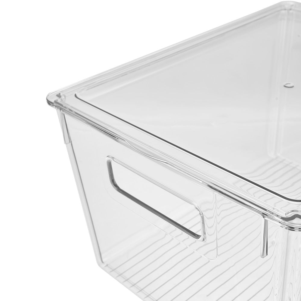Stackable Clear Fridge Organisers Storage Boxes | Set-of-8