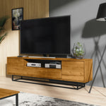 Rift Tv Unit 200cm - Oak / Rustic | Oak