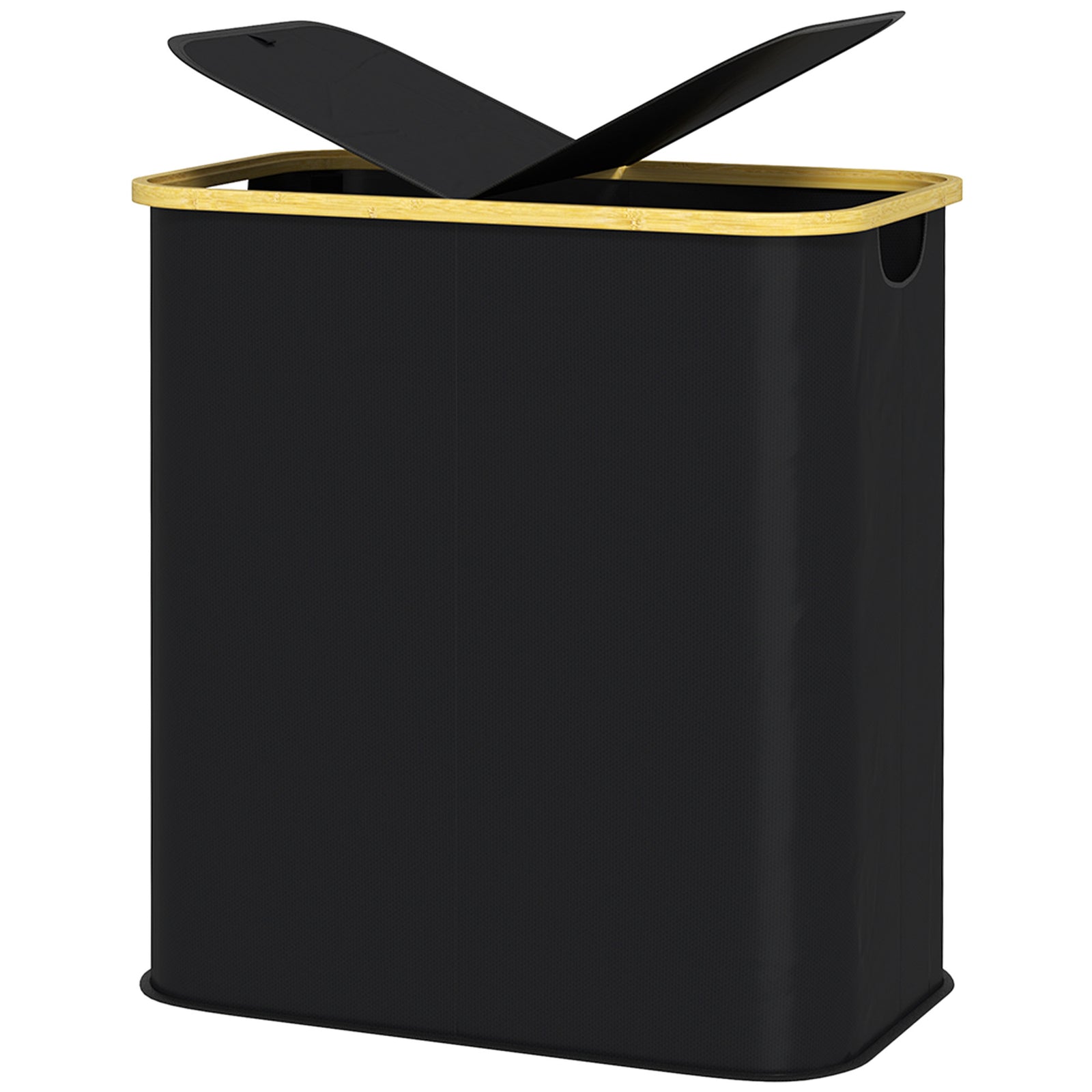 80l Collapsible Laundry Hamper, Washing Basket For Bathroom
