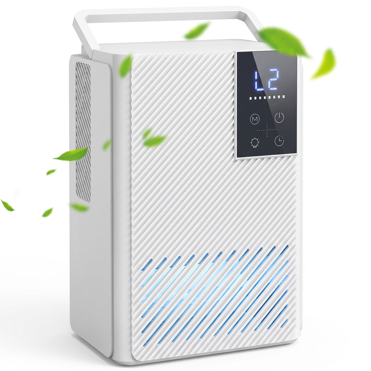 400ml/day Small Dehumidifier, Rgb Mood Lights For Home Bedroom