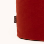 Milano Velvet Bean Bag Pouffe | Orange