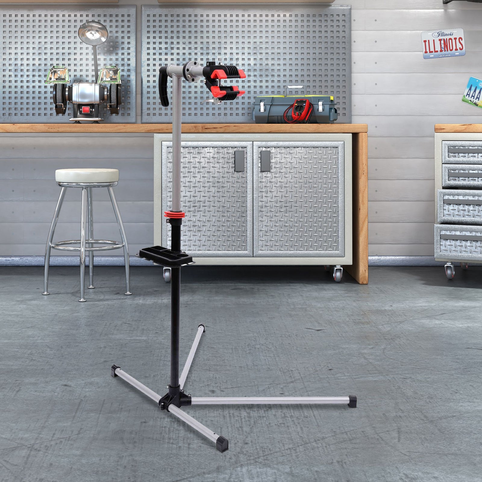 Adjustable Bike Repair Stand Workstand