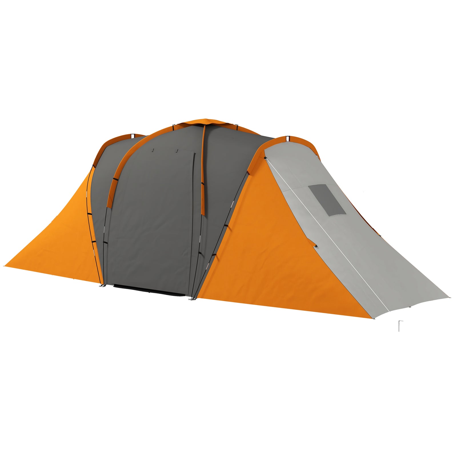 4-6 Man Large Camping Tent With 2 Bedroom And Living Area | Multi Colour