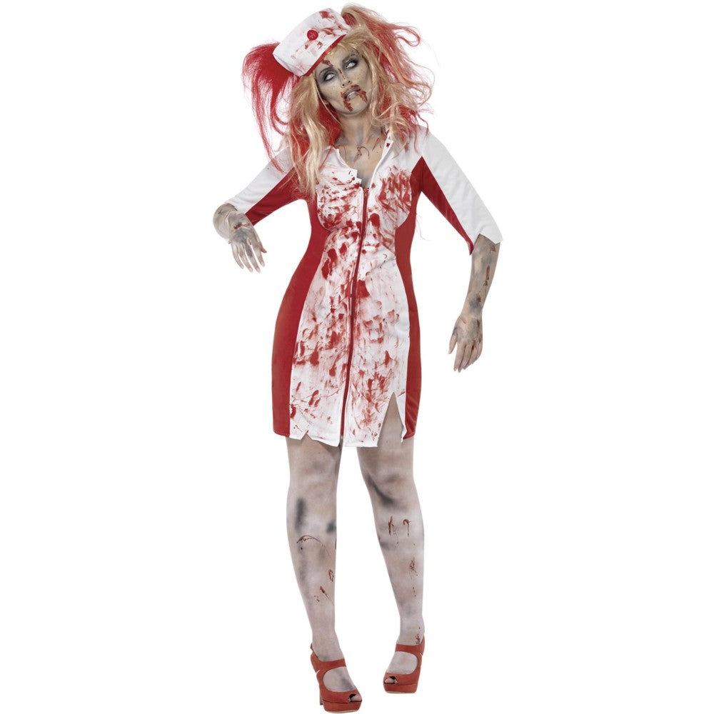 Zombie Nurse Plus Size Adult Women's Costume | Plus X2
