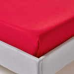 Egyptian Cotton Flat Sheet 200 Tc | Single | Red