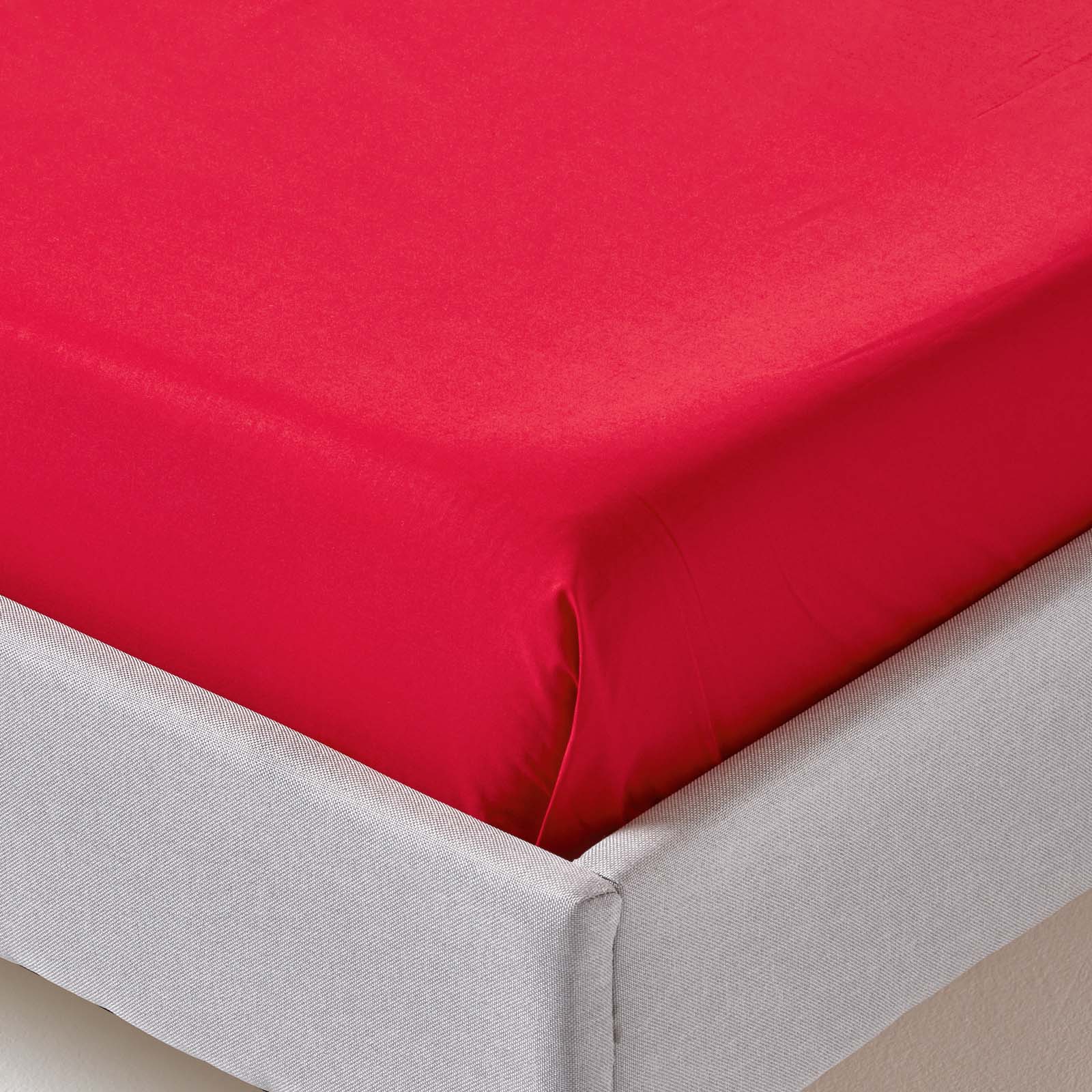 Egyptian Cotton Flat Sheet 200 Tc | Single | Red