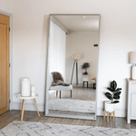 Hanaka - Rectangle Mirror | 200cm x 100cm | Grey Oak