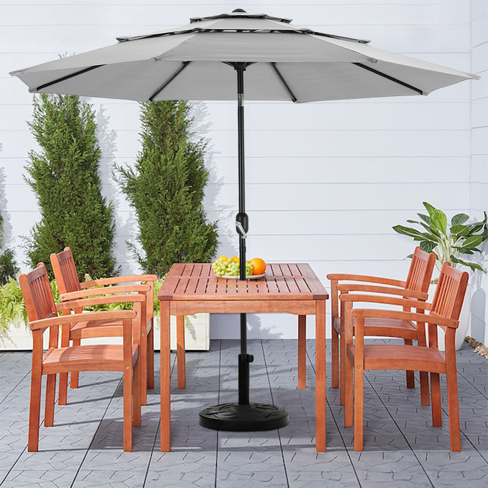 Living and Home Concrete-filled Patio Umbrella Stand