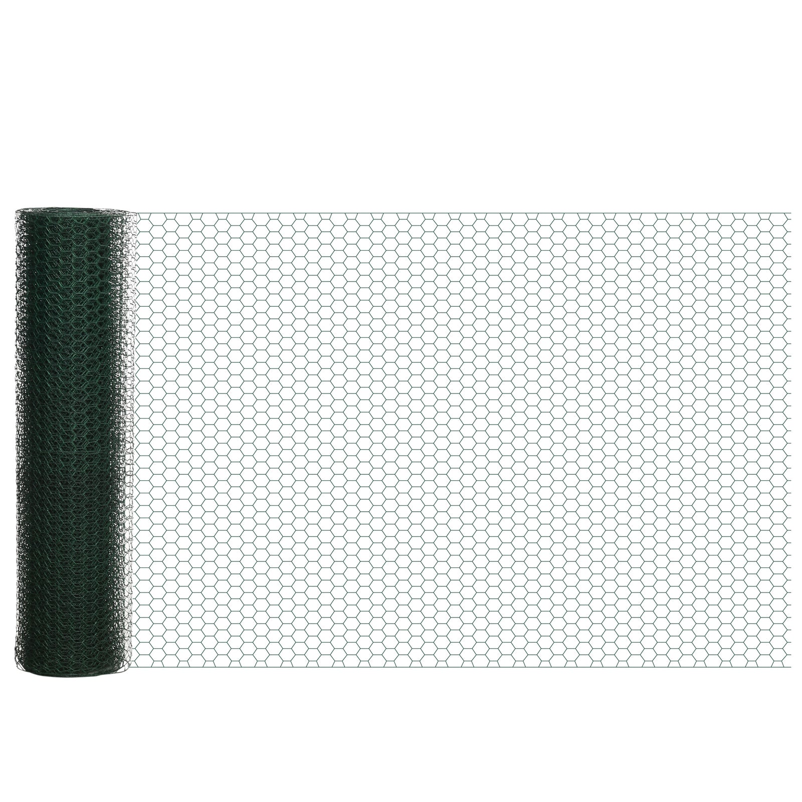 Pawhut Foldable Chicken Wire Mesh, For Rabbits, Ducks, Geese, 1 X 25m