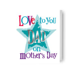 Love To You Dad' Mother's Day Card Official Product