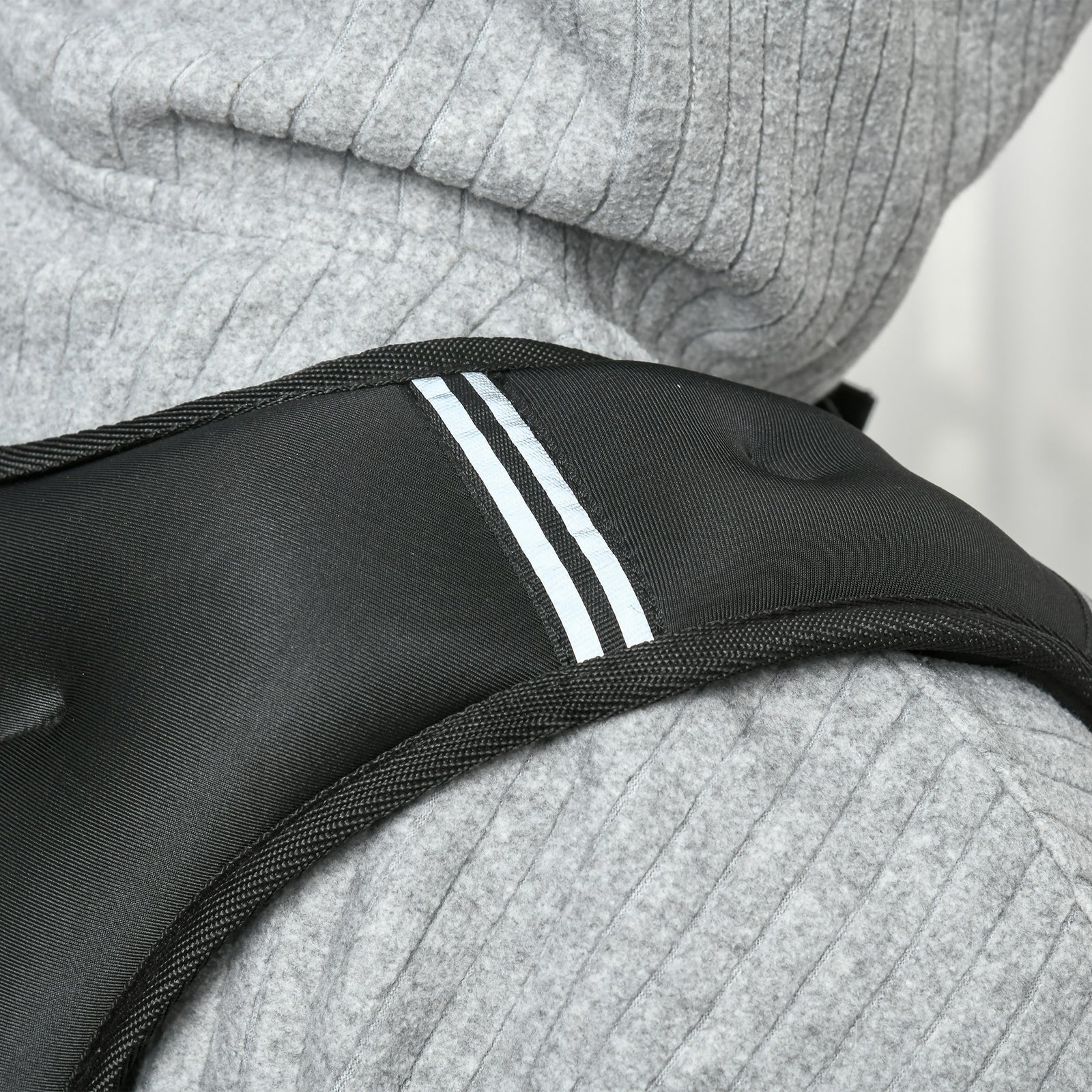 Weighted Vest With Adjustable Straps, Pocket | 10kg | Black