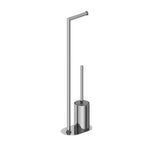 Paper Holder With Toilet Brush, Chrome, Architect S+ Collection