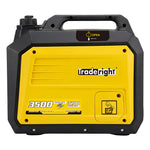 Inverter Generator 3500w Portable Petrol Quiet Backup Power Pure Sine | Yellow