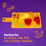 4 Fruit-shaped Ice Lolly Moulds - Bpa Free Summer Treats