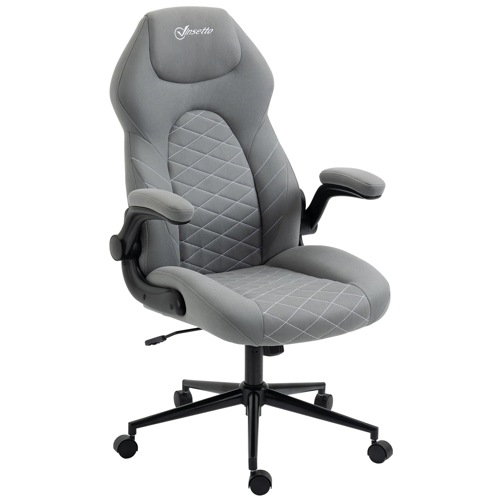 Adjustable Swivel Home Office Chair | Dove Gray