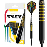 Athlete Steel Tip Darts – Brass Range | 12g | Yellow