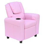 Kids Recliner Armchair Games Chair Children Seat Girls Boys Sofa | Pink