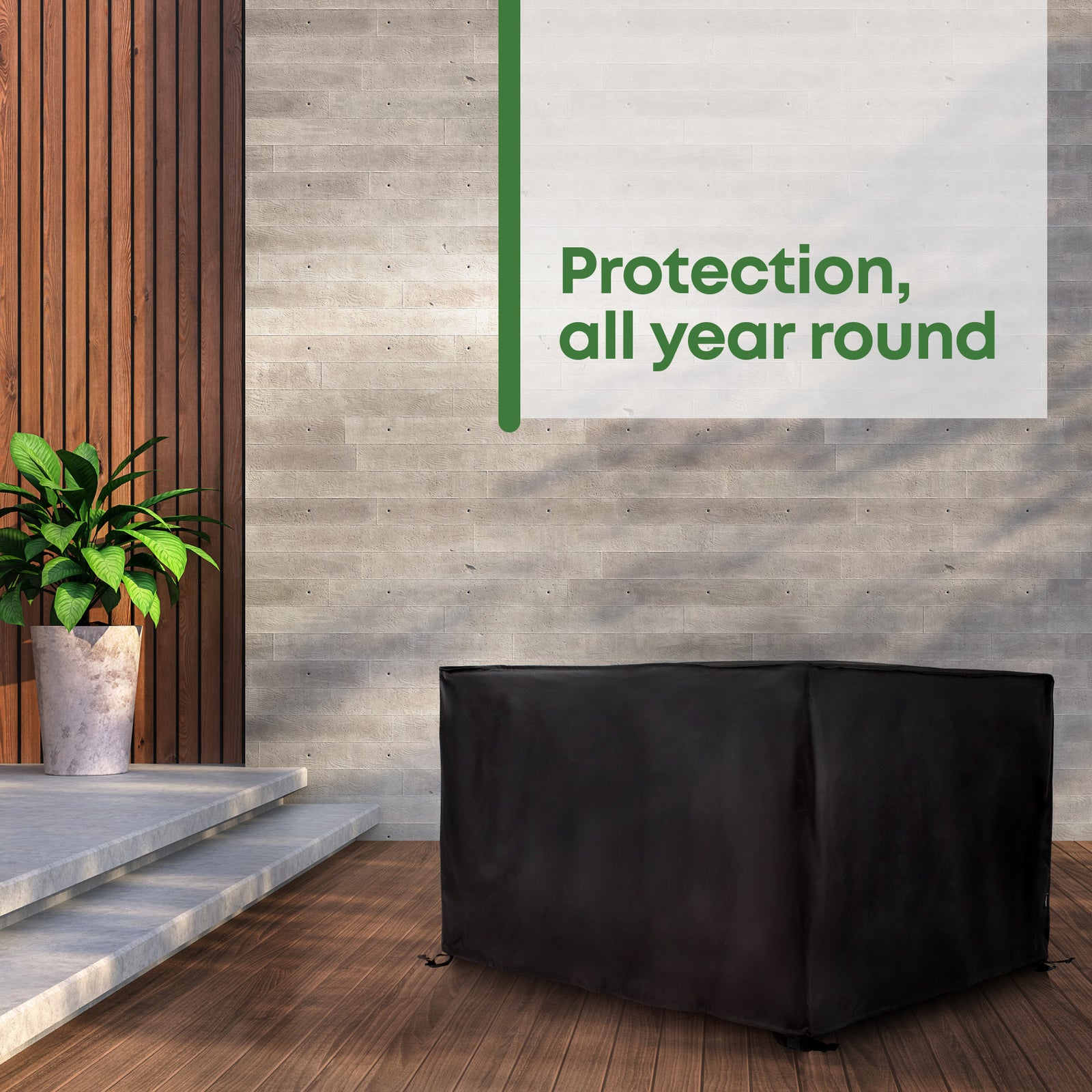 Fineway Heavy Duty Garden Furniture Cover 122x122x76cm
