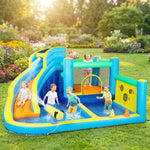 AIYAPLAY 8 In 1 Bouncy Castle For Kids, Inflatable Bounce House With Slide