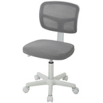Vinsetto Small Office Chair Without Arms, Swivel Mesh Desk Chair, Dark Grey