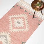Pali Pink Kilim Wool Rug | 150cm x 95cm | Pink
