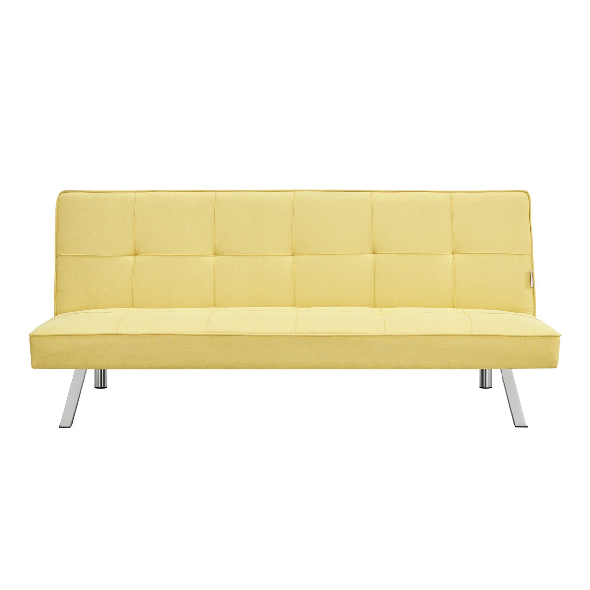 Britney Linen Sofa Bed 3 Seater | Yellow