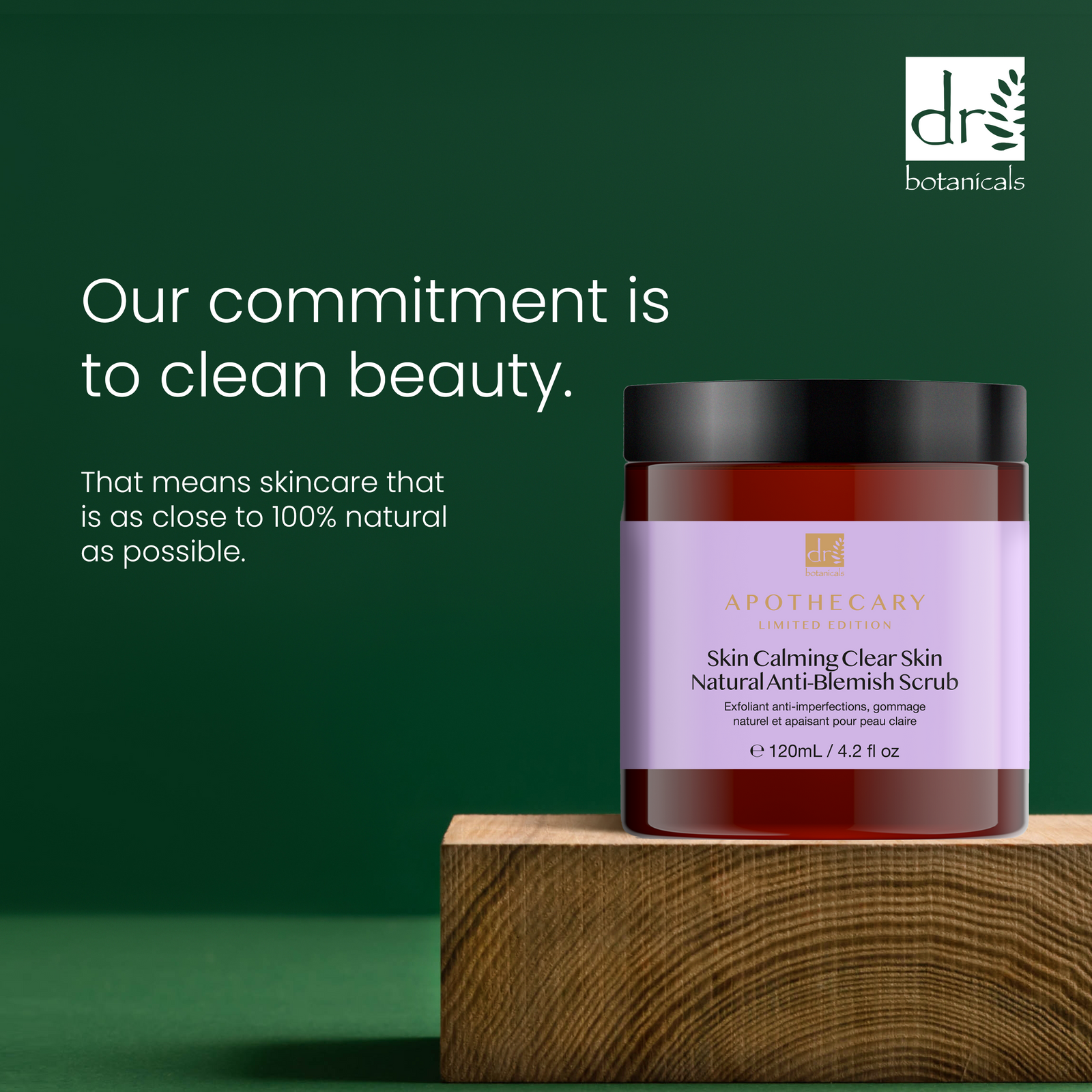 Skin Calming Clear Skin Natural Anti-blemish Scrub 120ml
