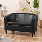 Meriden 2 Seat Tub Sofa | 2 | Black