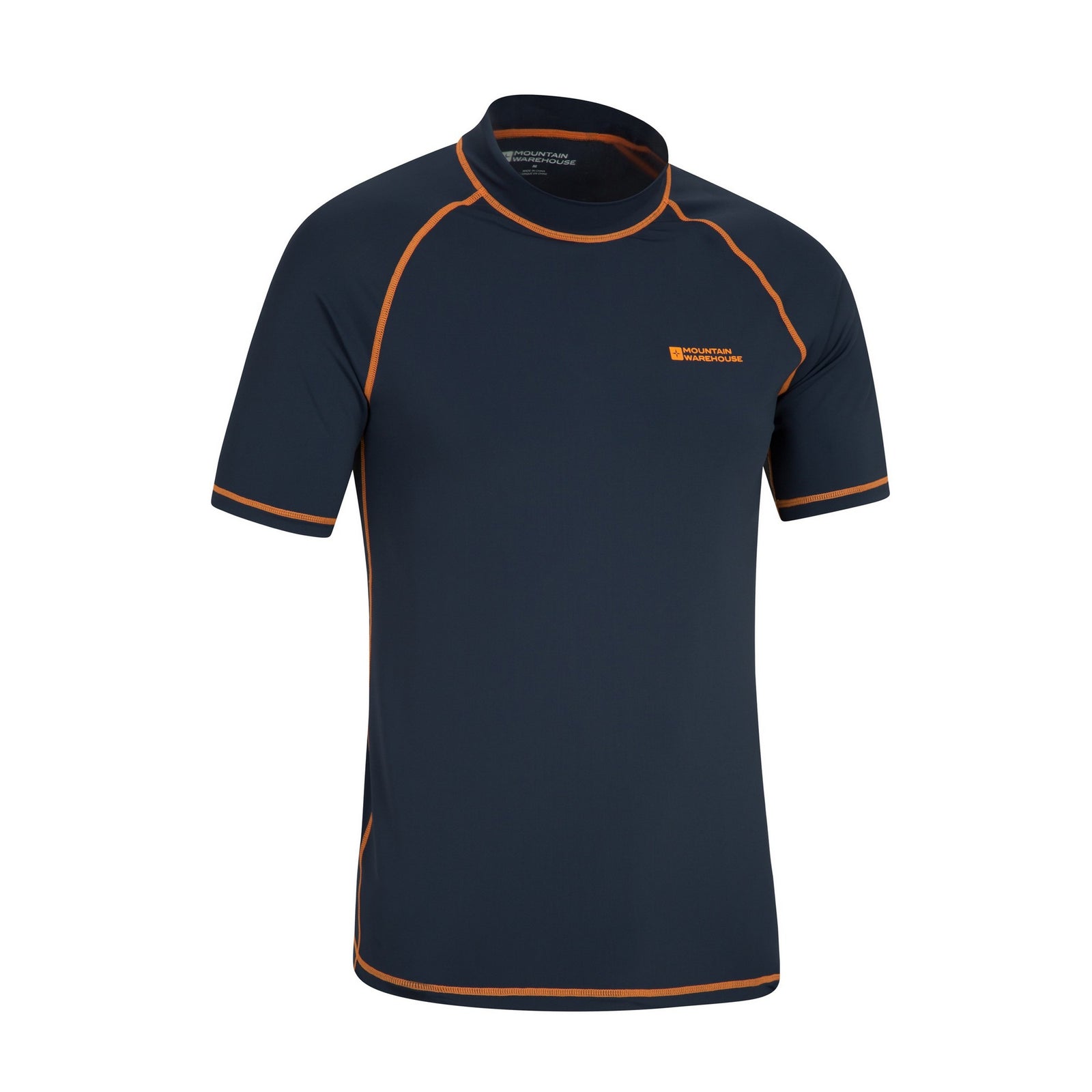 Mens Contrast Rash Guard | Extra Large | NavyBlue