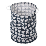 Household Dirty Clothes Hamper, Laundry Basket With Handles Folding | Blue