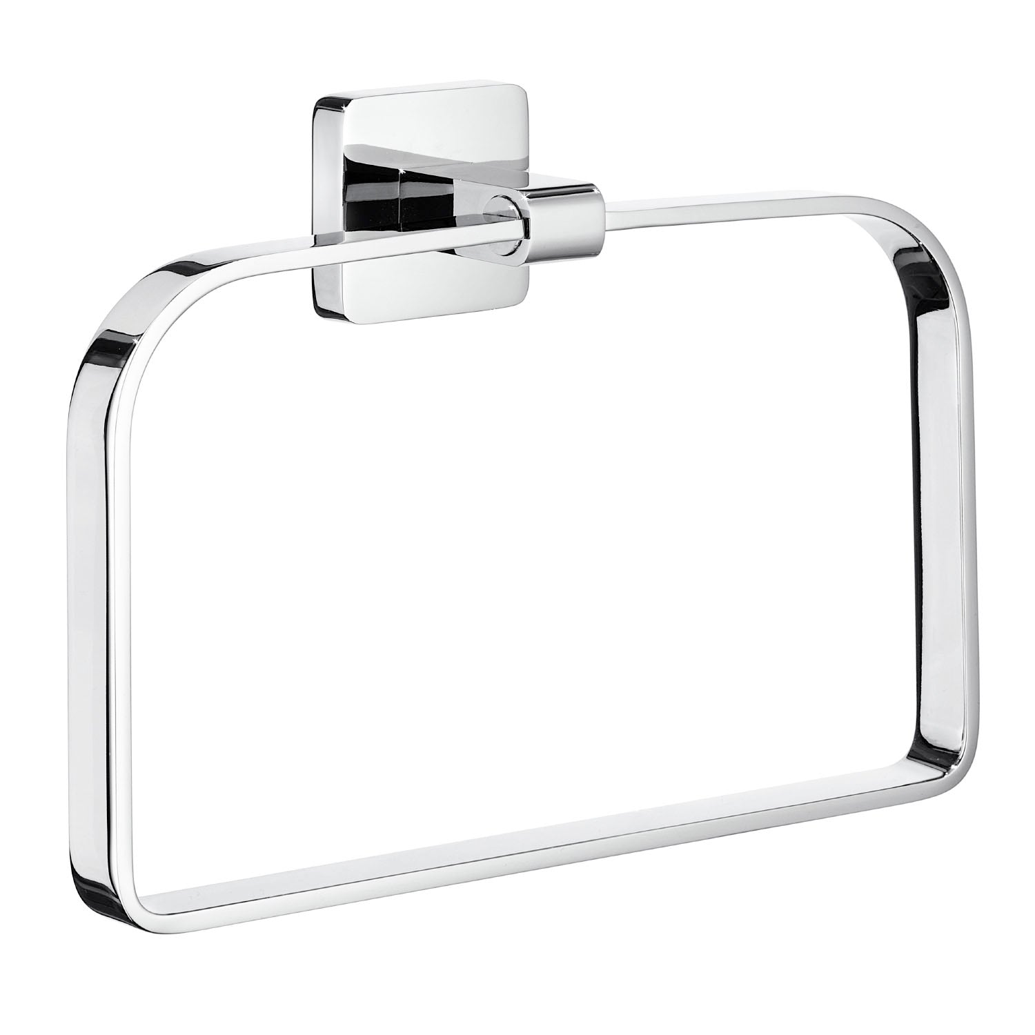 Polished Chrome Wall Mounted Towel Ring Bathroom Storage | Polished Chrome